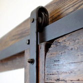 Essential Home Supply Black 200cm Sliding Barn Door Hardware Kit