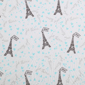 Betsey Johnson Je Taime Paris Sheet Set