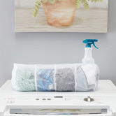 Sunbeam White 4 Compartment Intimates Wash Bag