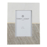 Hub Living Landon 4 x 6&quot; Marble Photo Frame