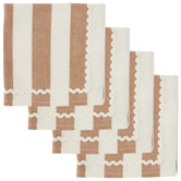 Hub Living Striped Selene Cotton Napkins
