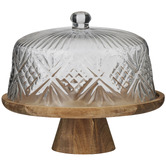 Hub Living Caelan 30cm Cake Stand with Dome