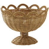 Hub Living Elara Rattan Footed Decorative Bowl