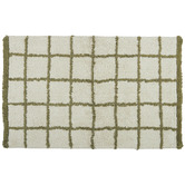 Hub Living Olive Luca Cotton Bath Mat