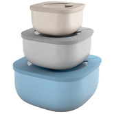 Guzzini 3 Piece Store &amp; More Shallow Containers Set