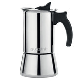 Guzzini Guzzini Giulietta Induction Moka 237ml Stainless Steel Coffee Maker