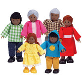HaPe Kids' African-American Happy Family Toy