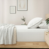 Pearl Mantels Nilda Egyptian Cotton Sateen Fitted Sheet Set