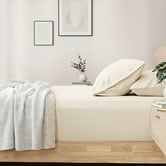 Pearl Mantels Nilda Egyptian Cotton Sateen Fitted Sheet Set