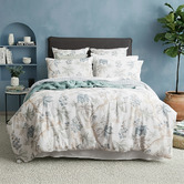 Pearl Mantels Floral Reversible Cotton Quilt Cover Set