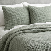 Pearl Mantels Moss Boronia Stonewashed Cotton Comforter Set