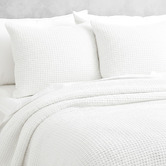 Pearl Mantels Ivory Boronia Stonewashed Cotton Comforter Set