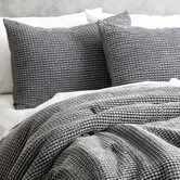 Pearl Mantels Grey Boronia Stonewashed Cotton Comforter Set
