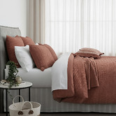 Pearl Mantels Rust Celeste Cotton Quilt Cover Set