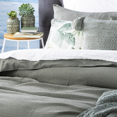 Chiswick Living Fern Solana Cotton Quilt Cover Set