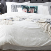 Chiswick Living White Solana Cotton Quilt Cover Set