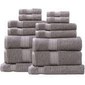 Chiswick Living 14 Piece Brentwood Cotton Bathroom Towel Set