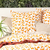 Chiswick Living Fox European Vintage-Washed Cotton Quilt Cover Set