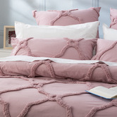 Chiswick Living Blush Moroccan Cotton Quilt Cover Set