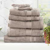 Chiswick Living 7 Piece Marisse Bamboo &amp; Cotton Bathroom Towel Set
