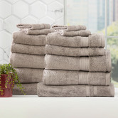Chiswick Living 14 Piece Marisse Bamboo &amp; Cotton Bathroom Towel Set