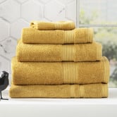 Chiswick Living 5 Piece Marisse Bamboo &amp; Cotton Bathroom Towel Set