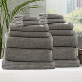 Chiswick Living 14 Piece Ridgestone Cotton Bathroom Towel Set