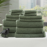 Chiswick Living 14 Piece Ridgestone Cotton Bathroom Towel Set