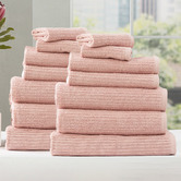 Chiswick Living 14 Piece Ridgestone Cotton Bathroom Towel Set