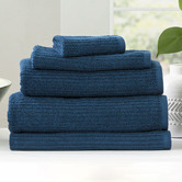 Chiswick Living 5 Piece Ridgestone Cotton Bathroom Towel Set