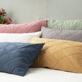 Chiswick Living Dove Attwood Vintage Stonewashed Quilted Cotton Coverlet Set