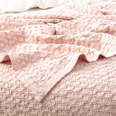 Chiswick Living Lexico Waffle Cotton Blanket