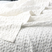 Chiswick Living Lexico Waffle Cotton Blanket