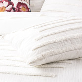 Chiswick Living White Classic Vintage Washed Tufted Cotton Quilt Cover Set