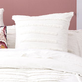Chiswick Living White Classic Vintage Washed Tufted Cotton Quilt Cover Set