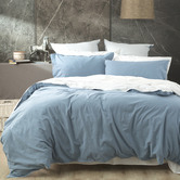 Chiswick Living Essentials Vintage Stonewashed Reversible European Pillowcase