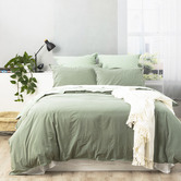 Chiswick Living Essentials Vintage Stonewashed Reversible European Pillowcase