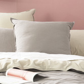 Chiswick Living Essentials Vintage Stonewashed Reversible European Pillowcase