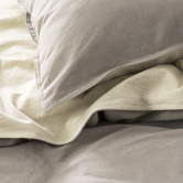 Chiswick Living Essentials Vintage Stonewashed Reversible European Pillowcase