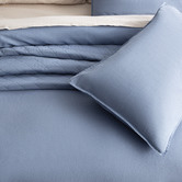 Chiswick Living Denim Cavallo French Linen Quilt Cover Set