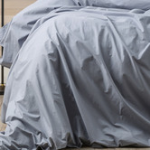 Chiswick Living Dusty Blue Helena Cotton Quilt Cover Set