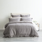 Chiswick Living Fossil Elegance Cotton Waffle Quilt Cover Set