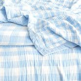 Chiswick Living Gingham Cotton Blanket