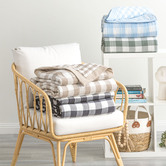 Chiswick Living Gingham Cotton Blanket