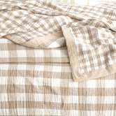 Chiswick Living Gingham Cotton Blanket