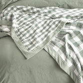 Chiswick Living Gingham Cotton Blanket