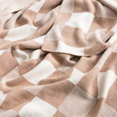 Chiswick Living Checkered Newport Cotton Throw