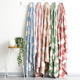 Chiswick Living Checkered Newport Cotton Throw