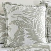 Chiswick Living Palm Tree Cotton-Blend European Pillowcase