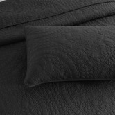 Chiswick Living Grey Asher Cotton-Blend Coverlet Set